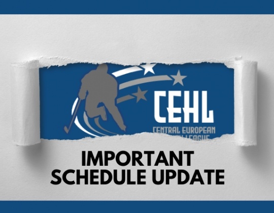 Important schedule update